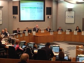 Peel council - which consists of councillors and mayors from Mississauga, Brampton and Caledon - meets on Thursday, June 25, 2015. (TERRY DAVIDSON/Toronto Sun)