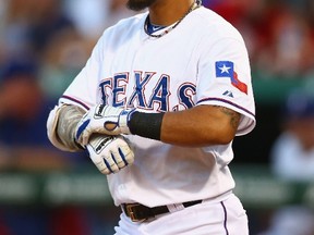 Rangers’ Rougned Odor has gone 9-for-22 for a .409 batting average since returning to the lineup on June 15. (AFP/PHOTO)