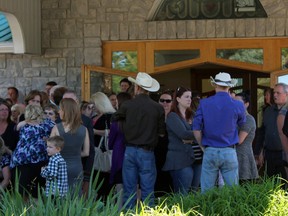 Over 200 mourners attended the Kaitlan Babcock memorial service at Christ Church Cataraqui in Kingston, Ont. on Friday June 26, 2015. Steph Crosier/Kingston Whig-Standard/Postmedia Network