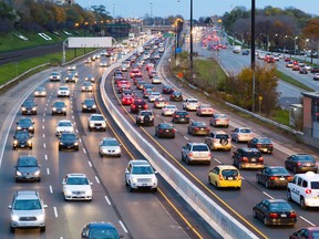 Traffic in Toronto. (Toronto Sun files)