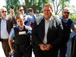 Former MP Dean Del Mastro arrives for his bail hearing on Friday June 26, 2015 at Superior Court in Peterborough, Ont. (Clifford Skarstedt, Postmedia Network)