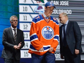 Edmonton took Connor McDavid first overall in Friday night's NHL draft. (USA TODAY SPORTS)