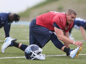 Trevor Harris gets the start on Saturday at quarterback. (Veronica Henri/Toronto Sun)