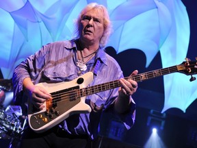 Chris Squire of the band Yes performs at Hard Rock Live within the Seminole Hard Rock Hotel and Casino in 2008. (WENN.COM file photo)