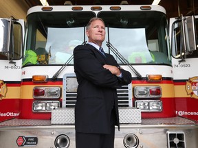 Peter Kennedy, president of the Ottawa Professional Firefighters Association, shown on Sunday June 28, 2015. Kennedy wants the city the end a trial period for 24-hour shift for Ottawa's firefighters and entrench it in their contract.
Tony Caldwell/Ottawa Sun