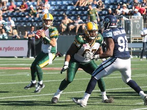 Veteran Matt Nichols will step in if Eskimos starting quarterback Mike Reilly is unable to go (Robert Murray, Postmedia Network).