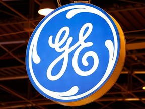 The logo of General Electric is pictured at the 26th World Gas Conference in Paris, June 2, 2015.  REUTERS/Benoit Tessier
