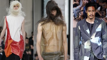 Here are some of the most unique beauty/grooming looks from Paris Fashion Week, so far. What's next to come? Only the catwalk will tell.