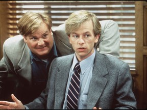 Chris Farley with David Spade (Handout photo)