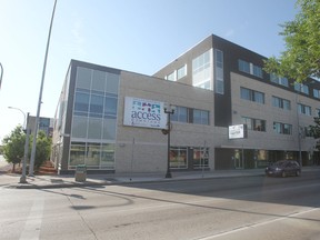 The Winnipeg Regional Health Authority's headquarters on Main Street. (FILE PHOTO)