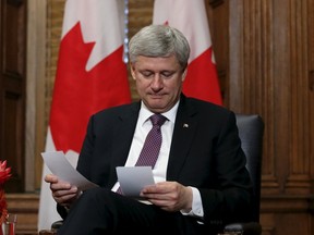 Prime Minister Stephen Harper. 
REUTERS