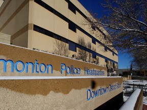 Edmonton Police Service headquarters in downtown Edmonton. Tom Braid/Edmonton Sun/QMI Agency