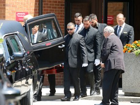 An image from the funeral for murder victim Maria Voci. (MICHAEL PEAKE, Toronto Sun)
