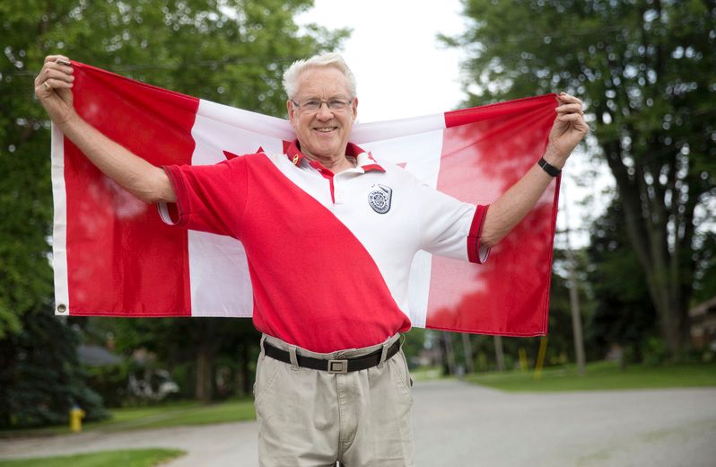 Ron Madill, the 80yearold cofounder of the Mt. Brydges Canada Day