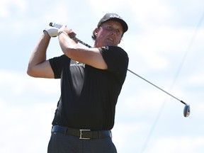 Golfer Phil Mickelson has been linked peripherally to a recent money-laundering case connected to an offshore gambling operation, according to an ESPN report. (Kyle Terada/USA TODAY Sports)