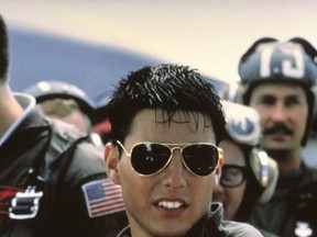 Tom Cruise in Top Gun (files)