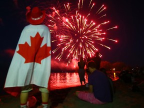 Canada Day celebrations at Ashbridges Bay beach in Toronto on July 1, 2014. (Dave Abel/Toronto Sun)