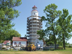 The Point Clark Lighthouse is open again after being shut down for repairs. (GARIT REID/FILE)