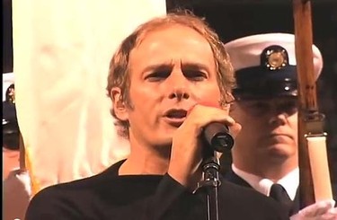 BUTCHER: Michael Bolton. ANTHEM: The Star-Spangled Banner. All it takes is one small lapse in concentration to forget the words to an anthem you have known since childhood. Points to Bolton for a quick recovery; he even managed to finish on a very powerful note. Judging by the crowd’s ovation, they were a forgiving audience. 
(YouTube)