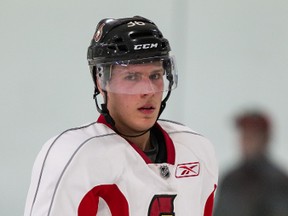 Ottawa Senators prospect Vincent Dunn during the Sens Development Camp at the Bell Sensplex in 2013. Errol McGihon/Ottawa Sun files