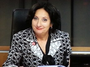 Commission president France Charbonneau
Postmedia Network file photo