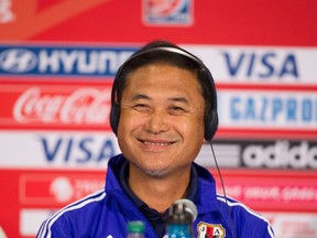 Japan head coach Norio Sasaki says his team is motivated to beat England in Wednesday's semifinal. (AFP)