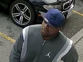 York Regional Police have released this image of a suspect in a double murder in Vaughan.