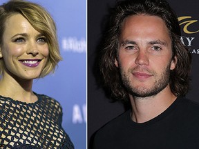 Rachel McAdams and Taylor Kitsch. (Reuters and WENN.com File Photos)