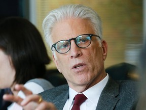 Actor Ted Danson is pictured in the Toronto Sun boardroom during a live chat with Toronto Sun readers about ocean conservation on June 8, 2015. (Stan Behal/Toronto Sun/Postmedia Network)