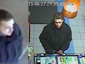 Ottawa Police released these images of a suspect in 6 armed robberies since June 27. (OTTAWA POLICE submitted images)