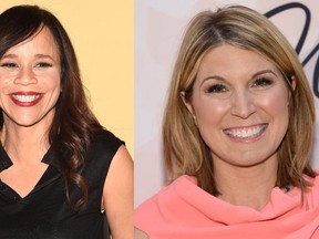 Rosie Perez (L) and Nicolle Wallace. 

(AFP)
