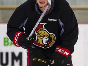 Ottawa Senators Matt Puempel participating in the team's development camp at the Sensplex in Ottawa on Tuesday June 30, 2015. Errol McGihon/Ottawa Sun/Postmedia Network