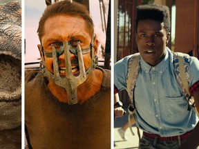 (L to R): Jurassic World, Mad Max: Fury Road, and Dope. 

(Courtesy)