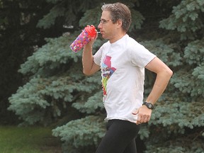 Scott Burton will run between all 45 7-Eleven stores in Winnipeg drinking Slurpees on July 11.