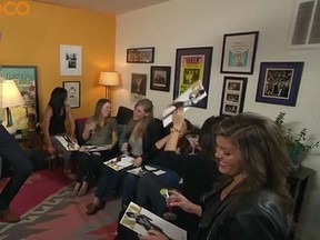 Conan O'Brien strips for his female staffers (YouTube)