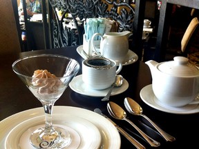 Tea service at the Fairmont Hotel Macdonald's Royal Tea & Tour. (Claire Theobald/Edmonton Sun)