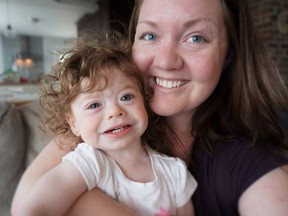 Heidi Racey, 25, of Almonte and her 22-month-old daughter Violet, who has been diagnosed with Williams Syndrome. According to recent statistics from the Canadian Association for Williams Syndrome (CAWS), one in 10,000 Canadians are affected by the genetic condition.
Submitted photo.