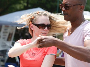 The 11th annual Salsa on St. Clair street festival on July 4, 2015.Vendors served up latin and various foods, offer salsa dance lessons, music and so much more. (Veronica Henri/Toronto Sun)