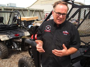 Chuck Collins of Hully Gully says the change makes it easier to use ATVs on trails, many of which are linked by roads. (MIKE HENSEN, The London Free Press)