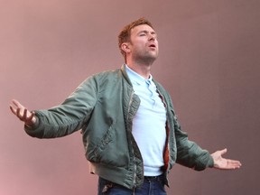 Blur performing at Barclaycard British Summertime at Hyde Park, London. (WENN.com)