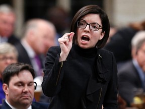New Democratic Party Member of Parliament Niki Ashton speaks during Question Period in the House of Commons on Parliament Hill in Ottawa February 18, 2015. REUTERS/Chris Wattie