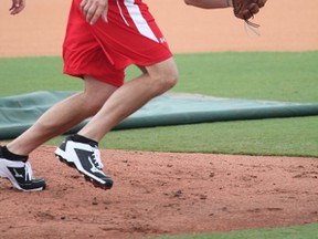 Philippe Aumont, who will pitch for Canada at the Pan Am Games, walked away from the Phillies in June after they asked him to return to the triple-A Lehigh Valley IronPigs. (Baseball Canada)