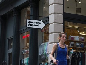 American Apparel announced it would cut jobs and close stores to slash costs.(REUTERS FILES/Brendan McDermid)