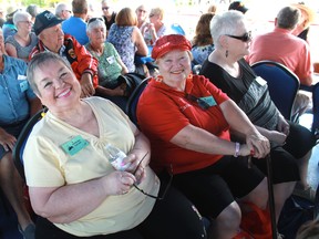 London's Marion Sloan and Sarnia's Lyn Sparling were among the hundreds of seniors that partook in the 37th annual Seniors Cruise that took place on June 29 on the Duc D'Orleans II. 
CARL HNATYSHYN/SARNIA THIS WEEK