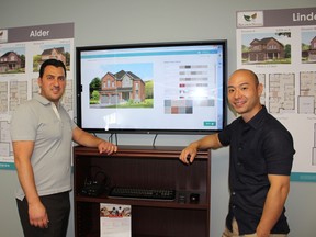 Baldwin Woods had their grand opening June 20-21. Pictured here are co-owners of Upperview Homes Marco Tucciarone (left) and Mark Chan.