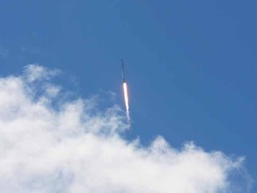 An unmanned Space Exploration Technologies Falcon 9 rocket launches in Cape Canaveral, Florida, June 28, 2015. The rocket exploded about two minutes after liftoff from Cape Canaveral Air Force Station on Sunday, destroying a cargo ship bound for the International Space Station, NASA said. REUTERS/Michael Berrigan