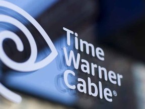 Time Warner Cable logo. 

REUTERS/Mike Segar