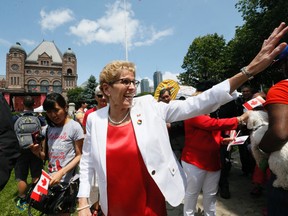 Ontario Premier Kathleen Wynne at Queen's Park in Toronto for Canada Day on Wednesday July 1, 2015. (Stan Behal/Toronto Sun)