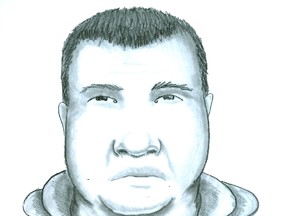 Police released this sketch of an indecent act suspect on Wednesday. (POLICE HANDOUT)