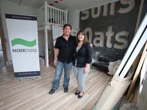 Hacker Studios? founders Joel Adams and Amanda Stratton are renovating a building at 252 Dundas St. to accommodate their growing business.
